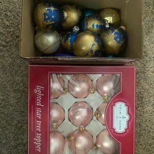 Vintage Christmas by Krebs glass ornaments